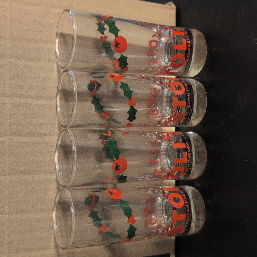 Stoli Shot Glasses Set Of 4
